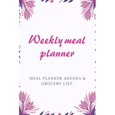 Imagem de planejador semanal de refeições: agenda de refeições e lista de compras