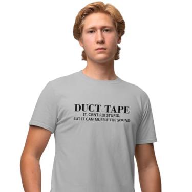 Imagem de Camisa Camiseta Genuine Grit Masculina Estampada Algodão 30.1 Duct Tape - G - Cinza