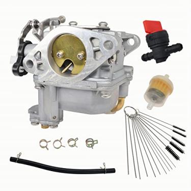 Imagem de Carbpro Carburador 3303-895110T01 para Mercury Mariner Mercruiser 2006-2008 8HP 9.9HP 4 tempos motor externo de substituição 3303-895110T01 3303-895110T11 3303-8M01044622 13000 -8M0167272