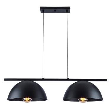 Imagem de Luminária Pendente Trilho Retro Industrial Montreal Para 2 Lâmpadas E27 Bivolt