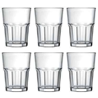 Imagem de Jogo 6 Copos 200ml para Suco Água e Refrigerante Nadir Figueiredo em Vidro Transparente