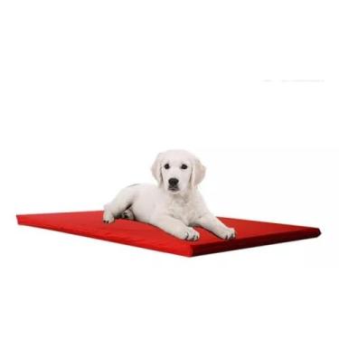Imagem de Caminha Colchonete Petlife Cães 70x50cm Impermeável (Vermelho)