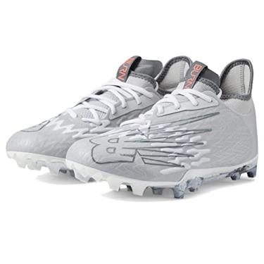 Imagem de New Balance Sapato de Lacrosse Burnx3 Masculino, Cinza/branco/branco, 4.5