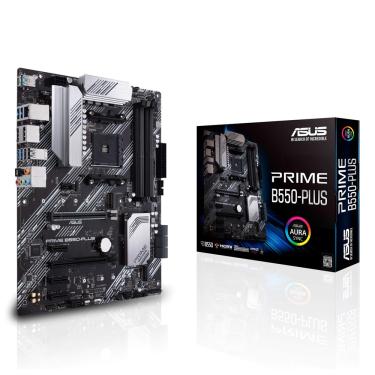 Imagem de Placa-mãe asus Prime B550-PLUS amd AM4 Zen 3 Ryzen 5000