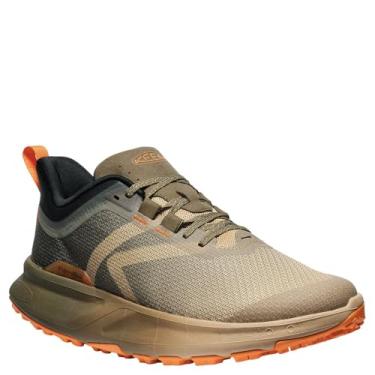 Imagem de KEEN Tênis de caminhada masculino 450 Dirt, Curry claro/pimenta laranja, 40