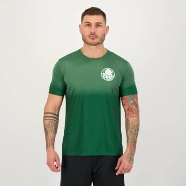 Imagem de Camisa Betel Natural Palmeiras Defense Verde Manga Curta Gola Careca Feminina Adulto Casual Esportes Verde Manga curta Bolso redondo M