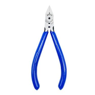 Imagem de Cortadores de fio de 15 cm, cortadores laterais ultra afiados, pequenos alicates de corte para artesanato, azul