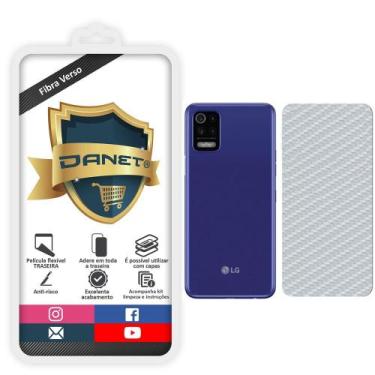 Imagem de Película De Gel Traseira Fibra Carbono Lg K62 e K62 Plus - Danet