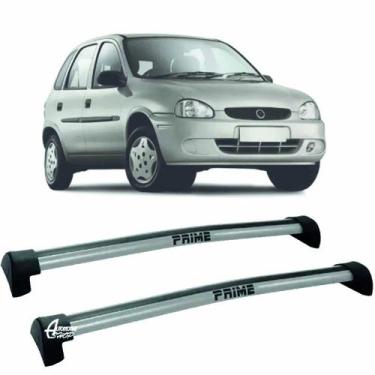 Imagem de Rack Teto Aluminio Prime Corsa Wind 4Pts 00/ 04 Prata PR010