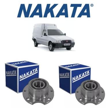 Imagem de Par Cubo de Roda Original Nakata Traseiro Fiorino 1.0 1985 1986 1987, 