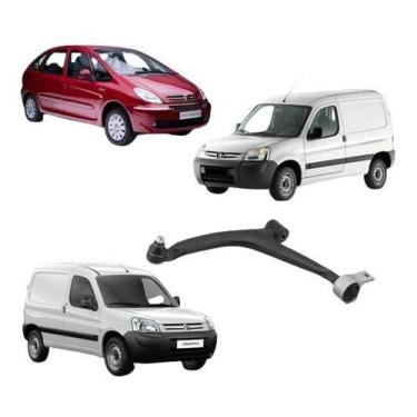 Imagem de Bandeja Esquerda Com Pivô Peugeot Partner 1999 Até 2018 - Qualykits
