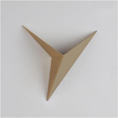 Imagem de Luminária de parede triangular, luminária de parede moderna e minimalista para decoração de sala de estar, ferro forjado, corredor, corredor, luminária de parede LED, B