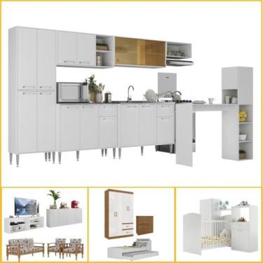 Imagem de Casa Completa Mobiliada 4 Ambientes Cozinha/Sala Estar/Quarto Solteiro