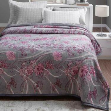 Imagem de Cobertor Casal Microfibra Jolitex Dyuri Plus Kolyma Cinza