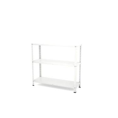 Imagem de Estante de Aço Multiuso Baixa Pandin 90 cm Branco