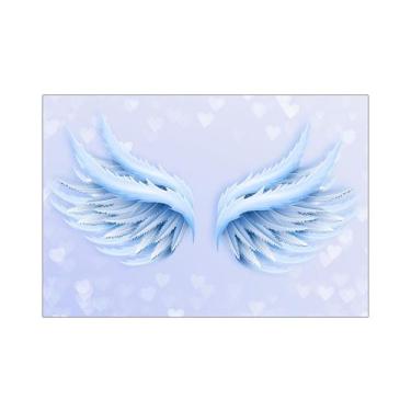 Imagem de Fundo Fotográfico 2,20 x 1,50 - Asas de Anjo Azul Claro 002 - Via Core