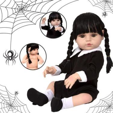 Imagem de Brinquedo Infantil Boneca Menina Vavazinha Silicone Linda - Cegonha Re