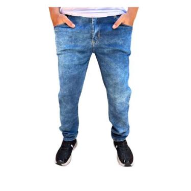 Imagem de Calça Jeans Masculina lançamento basica reta slim jeans coloridas de b