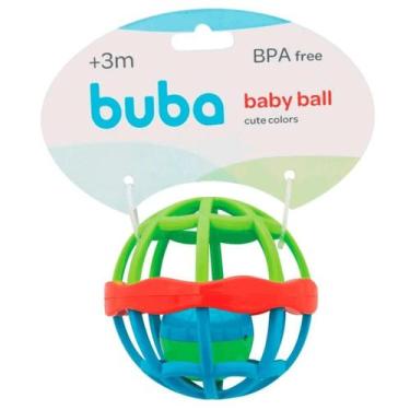 Imagem de Chocalho Baby Ball Cute Colors Buba 11851