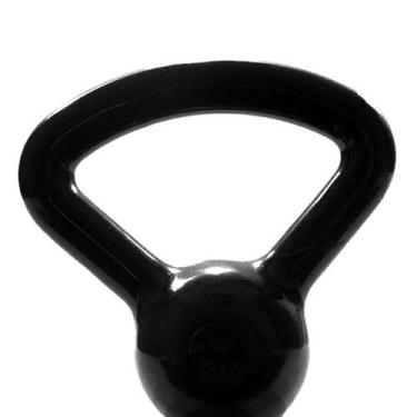 Imagem de Kettlebell Emborrachado - Treinamento Funcional - Rythmoon, Preto