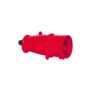 Imagem de Plugue Industrial Móvel 16A 2P+T 380/440V IP44 9H Vermelho N3079 – Steck