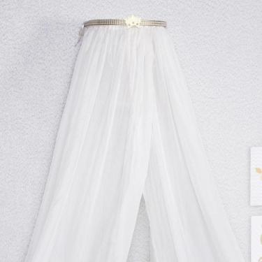 Imagem de Mosquiteiro Para Dossel De Berço Voil Branco 2,50M - Tropical Baby