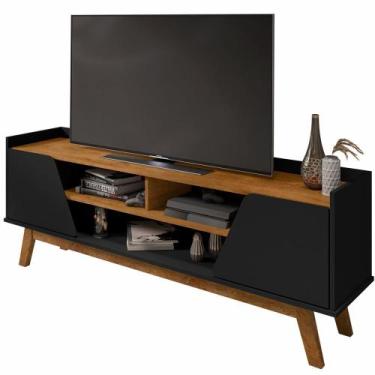 Imagem de Rack Bechara Turim 2 portas largura de 1,60 metro para TV de ate 65 po