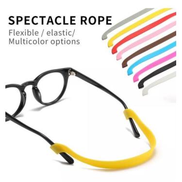 Imagem de Cordão Silicone Segura Óculos Infantil - Kit 06 Unidades - Ghc Acessór