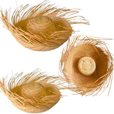 Imagem de Chapéu De Palha Desfiado Leve Arraial Festa Junina Caipira - Maza Chap