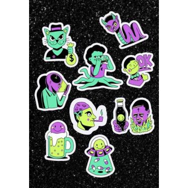 Imagem de Cartela Adesiva Take your pills Planner Decoração Papelaria - Mutt com