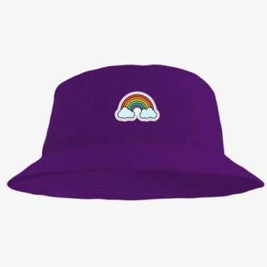 Imagem de Boné Chapéu Bucket Hat Estampado Arco Iris - MP Moda Masculina, Único,
