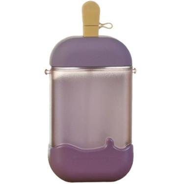 Imagem de Copo Infantil Picolé 400ml 19x8x8cm - Bene Casa, Roxo