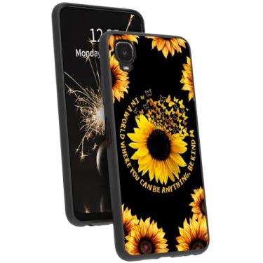 Imagem de SDFCVBTYU Compatível com Alcatel TCL A3 A509DL capa padrão para mulheres homens meninas capa macia fina TPU à prova de choque para Alcatel TCL A3 A509DL, no mundo onde você pode ser qualquer coisa