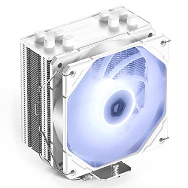 Imagem de ID-COOLING SE-224-XTS Cooler de CPU Branco 4 Heatpipes CPU Air Cooler Luz LED Branca 120 mm PWM Ventilador de CPU para Intel LGA1700/115X/1200; AMD AM4/AM5