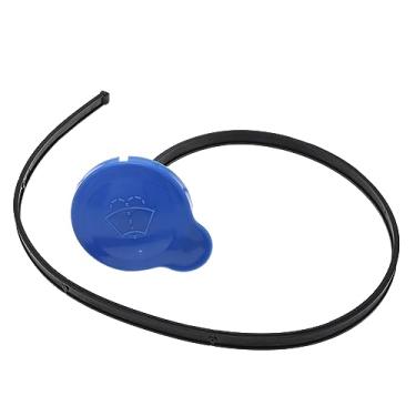 Imagem de The Lord of the Tools Tampa de garrafa de lavadora de para-brisas de carro compatível com Qashqai J10 J11 28913JD00A Tampa da garrafa do reservatório de fluido do lavador de para-brisas 56 mm de