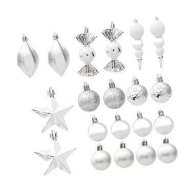 Imagem de Bolas de Natal Penduradas Pingentes Cor Decoração de Natal Sortidas para Centros de Mesa, Style B