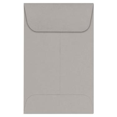 Imagem de Envelopes de moedas nº 1 (5,5 x 8,5 cm) - 12,7 kg, kraft cinza (50 qtd.)