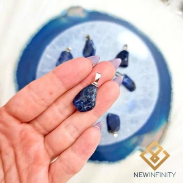 Imagem de Pingente de Pedra Sodalita rolada cristal Natural - New Infinity