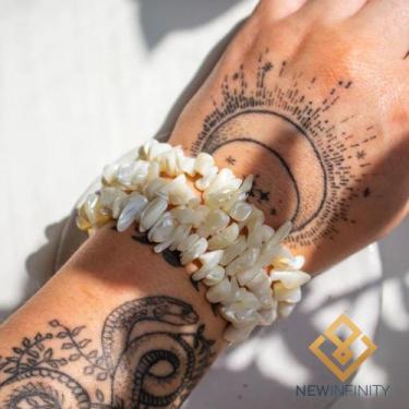 Imagem de Pulseira de Madre Pérola Pedra Natural Madrepérola - New Infinity, Bra