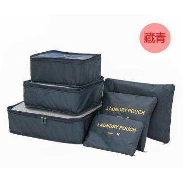 Imagem de 6 Kit 6 Peças Necessaire Organizadora Mala Viagem Travel Bag - OEM, Ci