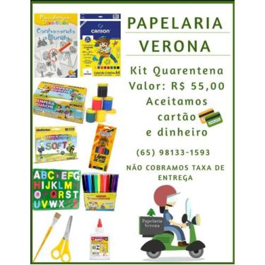 Imagem de kit infantil escolar - canson acrilex brw maripel
