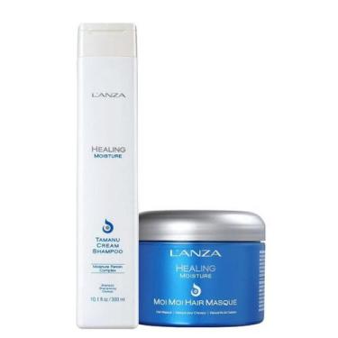 Imagem de Kit L'Anza Healing Moisture Shampoo 300ml + Máscara 200ml