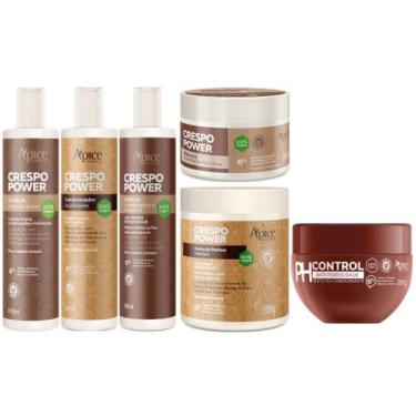 Imagem de Kit Apse Crespo Power Anti Porosidade Tratamento Capilar Completo 6 Pr