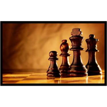 Imagem de Quadro Decorativo Xadrez Jogos Tabuleiro Casa Salas Quartos Escritório