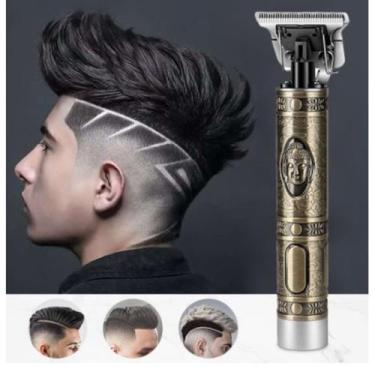 Imagem de Maquina de Cortar Cabelo Acabamento Profissional Sem fio Kemei KM-1974