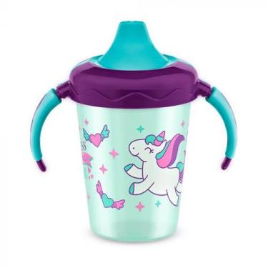 Imagem de Copo caneca antivazamento aprendizado 207ml unicórnio magia lillo