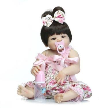 Imagem de Bebê Reborn Boneca Reborn 100% Silicone - 57 Cm - PRO BABY REBORN