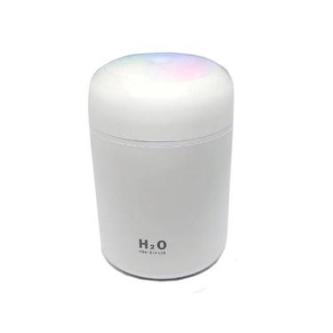 Imagem de Umidificador H2o Lumen Difusor Usb 300ml Led - shop mix, Branco
