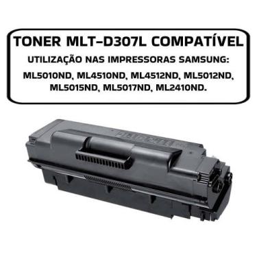 Imagem de Toner Compatível Samsung Mlt-d307l D307s D307 Ml5010 Ml4510 - Digital 