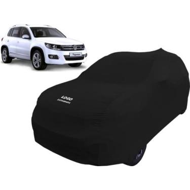 Imagem de Capa Automotiva Volkswagen Tiguan Antiga Tecido Helanca - Mz, Preta
